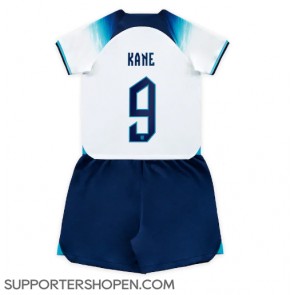 England Harry Kane #9 Hemmatröja Barn VM 2022 Kortärmad (+ korta byxor)